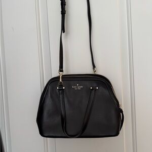 Kate Spade Black Leather Shoulder Bag